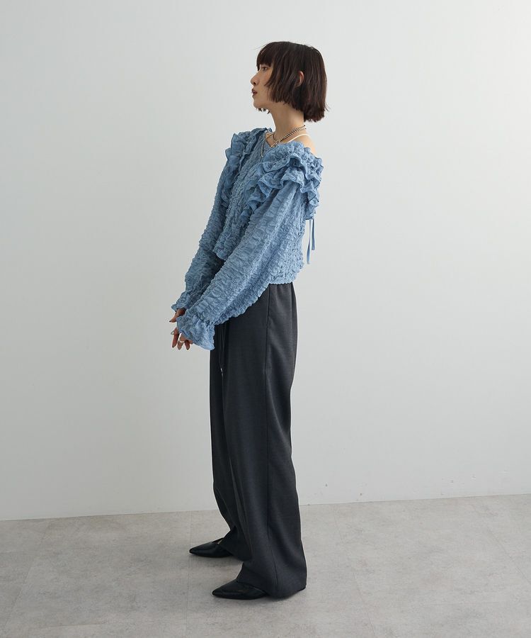 AnriettMusee「2WAYフリルブラウス」|シャツ・ブラウス|