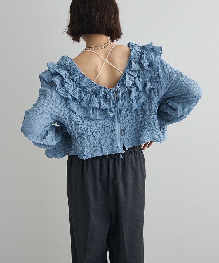 AnriettMusee「2WAYフリルブラウス」|シャツ・ブラウス|