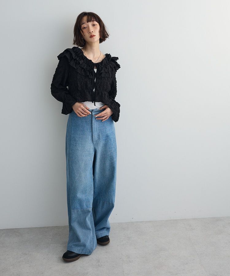 AnriettMusee「2WAYフリルブラウス」|シャツ・ブラウス|