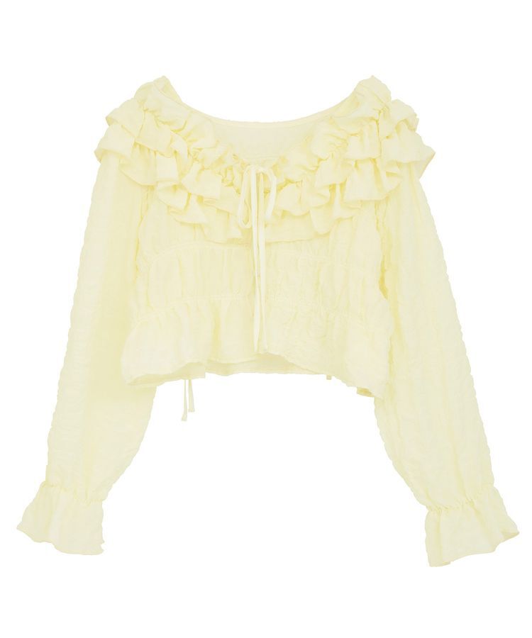 AnriettMusee「2WAYフリルブラウス」|シャツ・ブラウス|