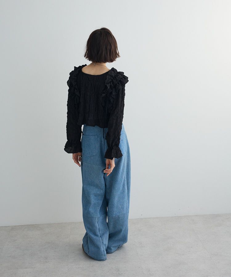 AnriettMusee「2WAYフリルブラウス」|シャツ・ブラウス|