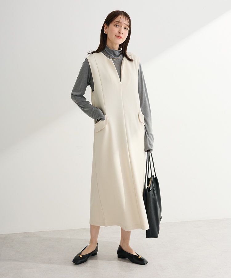 Green Parks「ダンボールスキッパージャンパースカート」|ジャンパースカート|