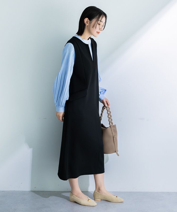 Green Parks「ダンボールスキッパージャンパースカート」|ジャンパースカート|