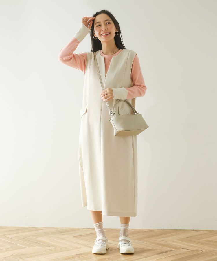 Green Parks「ダンボールスキッパージャンパースカート」|ジャンパースカート|