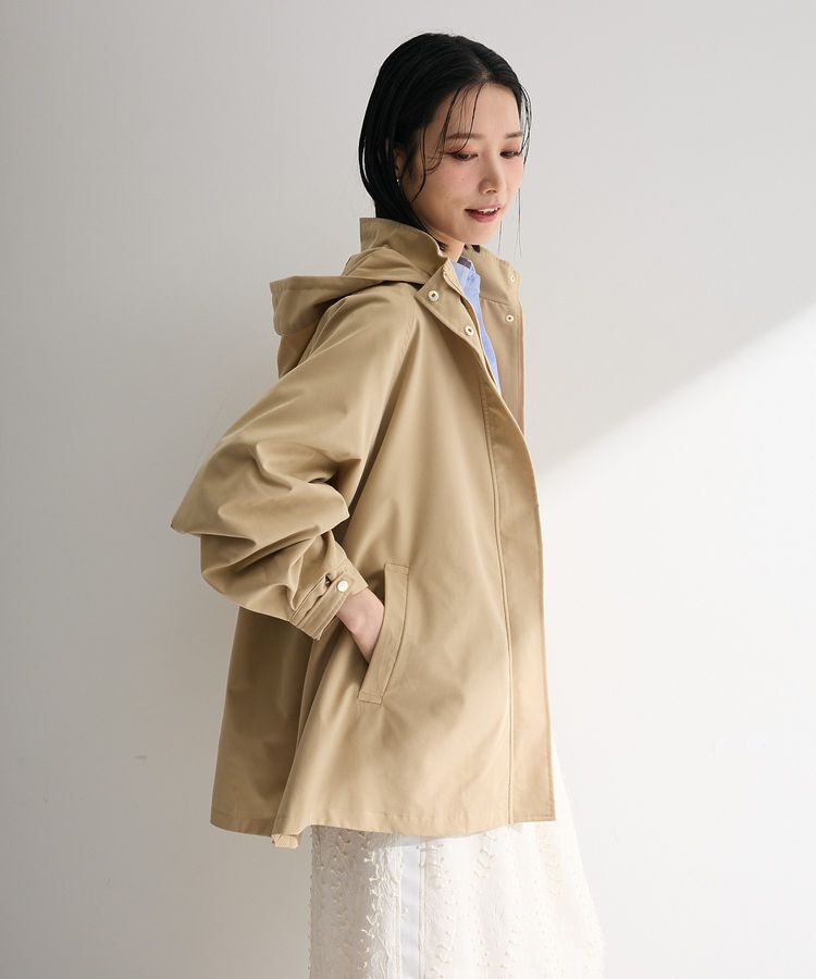 Green Parks「撥水加工Aラインマウンテンパーカー」|ブルゾン・スタジャン|