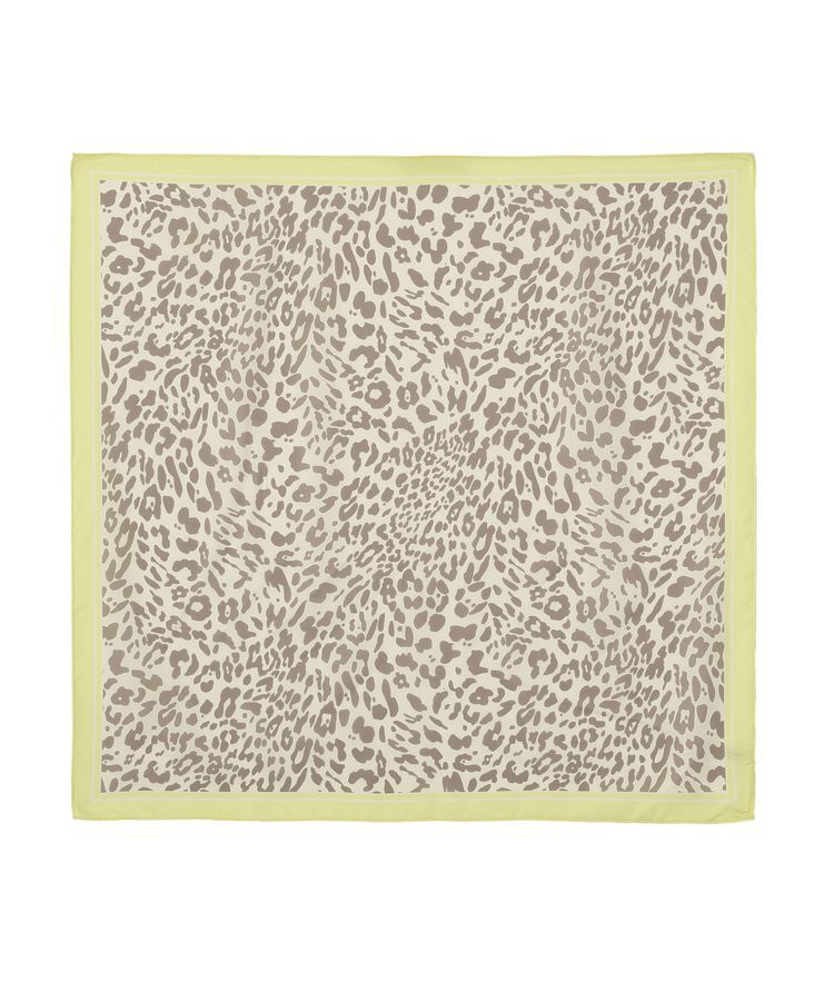 Green Parks「【接触冷感】UV対策アニマル柄スカーフ」|バンダナ・スカーフ|Yellow