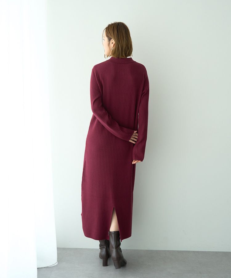 YECCA VECCA「襟付きニットワンピース」|ワンピース|