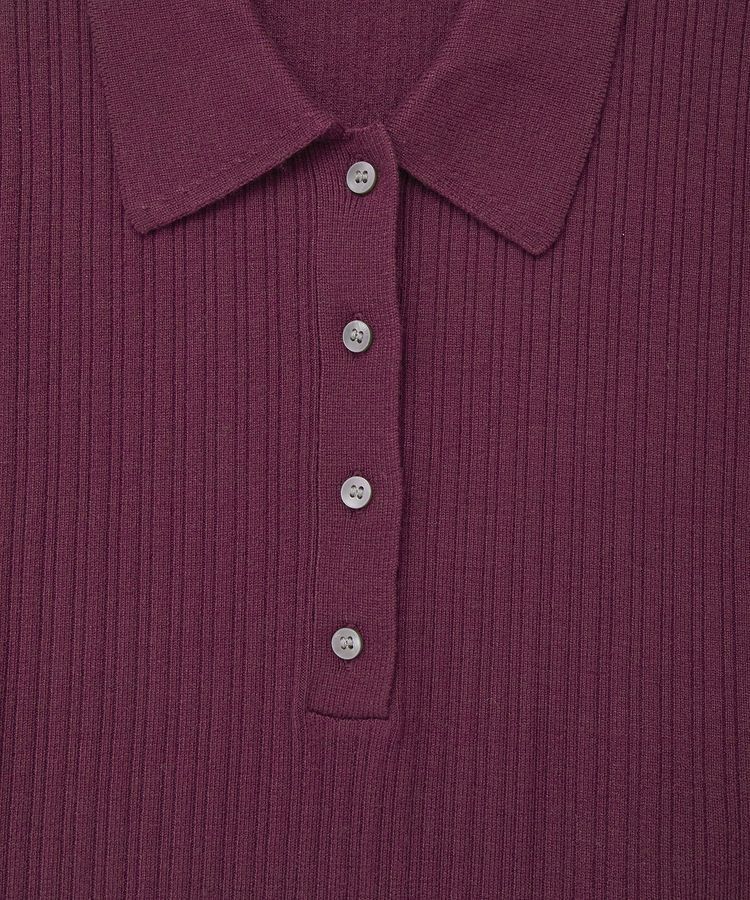 YECCA VECCA「襟付きニットワンピース」|ワンピース|