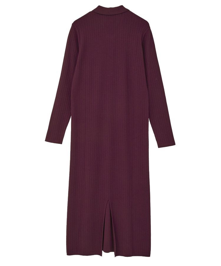 YECCA VECCA「襟付きニットワンピース」|ワンピース|