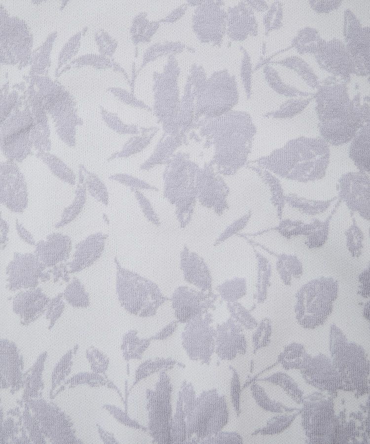 YECCA VECCA「フラワー柄ふくれジャガードニット」|ニット・セーター|