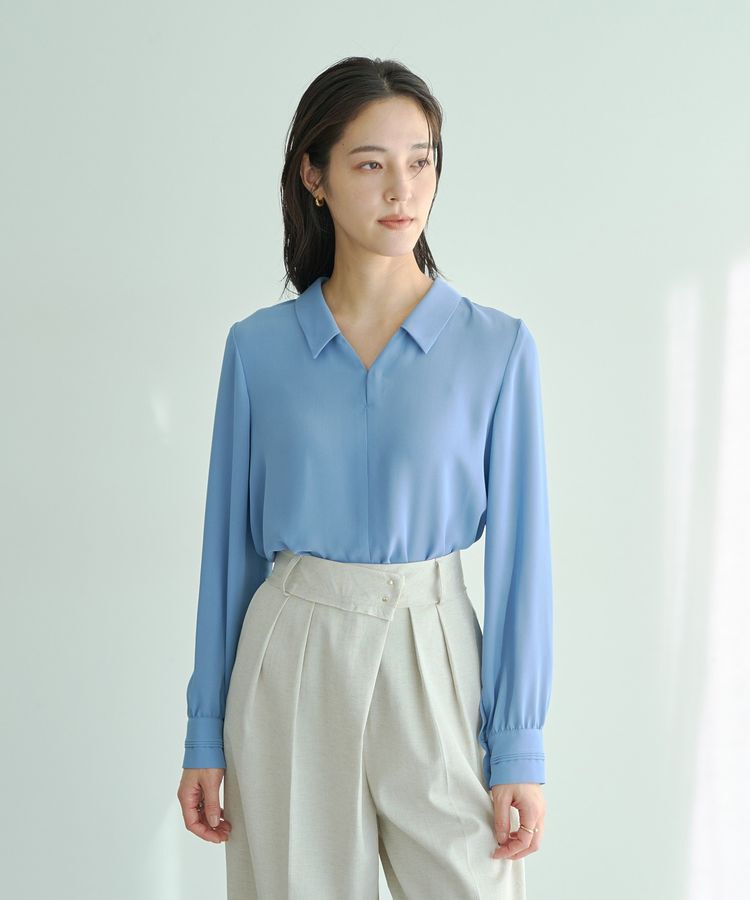 YECCA VECCA「スカーフ付きブラウス」|シャツ・ブラウス|