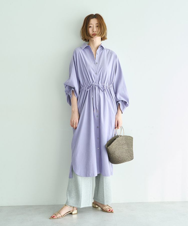 YECCA VECCA「UVカット2way袖バルーンワンピース」|ワンピース|