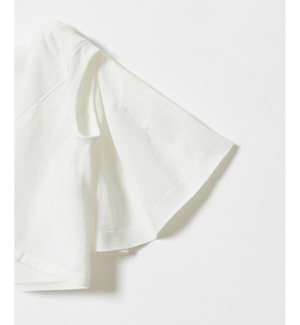 LOULOU WILLOUGHBY「【LOULOU WILLOUGHBY】ミニ丈フレアスリーブプルオーバー」|ニット・セーター|