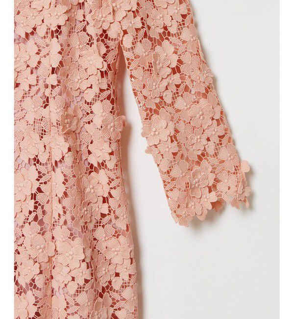 LOULOU WILLOUGHBY「【LOULOU WILLOUGHBY】ケミカルフラワーレースワンピース」|ワンピース|