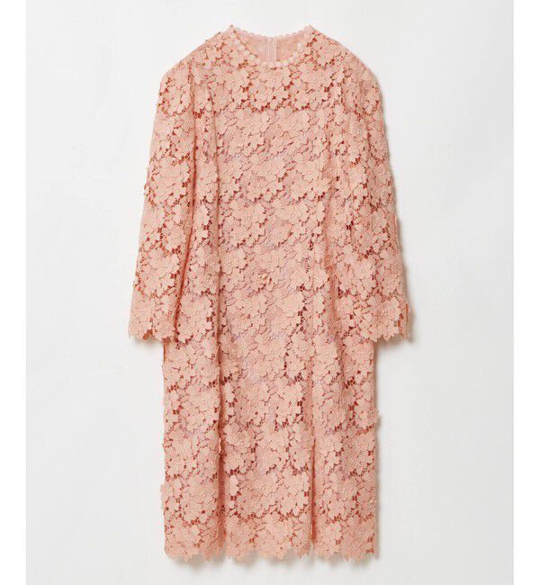 LOULOU WILLOUGHBY「【LOULOU WILLOUGHBY】ケミカルフラワーレースワンピース」|ワンピース|