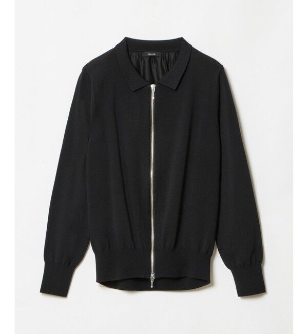 allureville「布帛コンビニットブルゾン」|カーディガン|