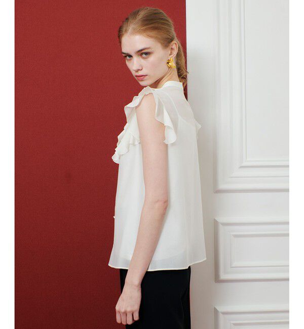 LOULOU WILLOUGHBY「【LOULOU WILLOUGHBY】ラッフルボリュームブラウス」|シャツ・ブラウス|