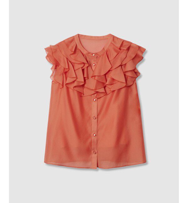 LOULOU WILLOUGHBY「【LOULOU WILLOUGHBY】ラッフルボリュームブラウス」|シャツ・ブラウス|