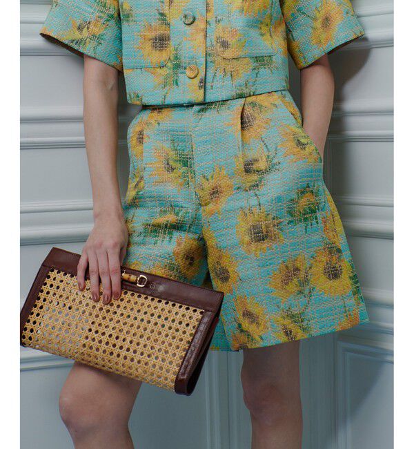 LOULOU WILLOUGHBY「【LOULOU WILLOUGHBY】サンフラワーJQショートパンツ」|その他|