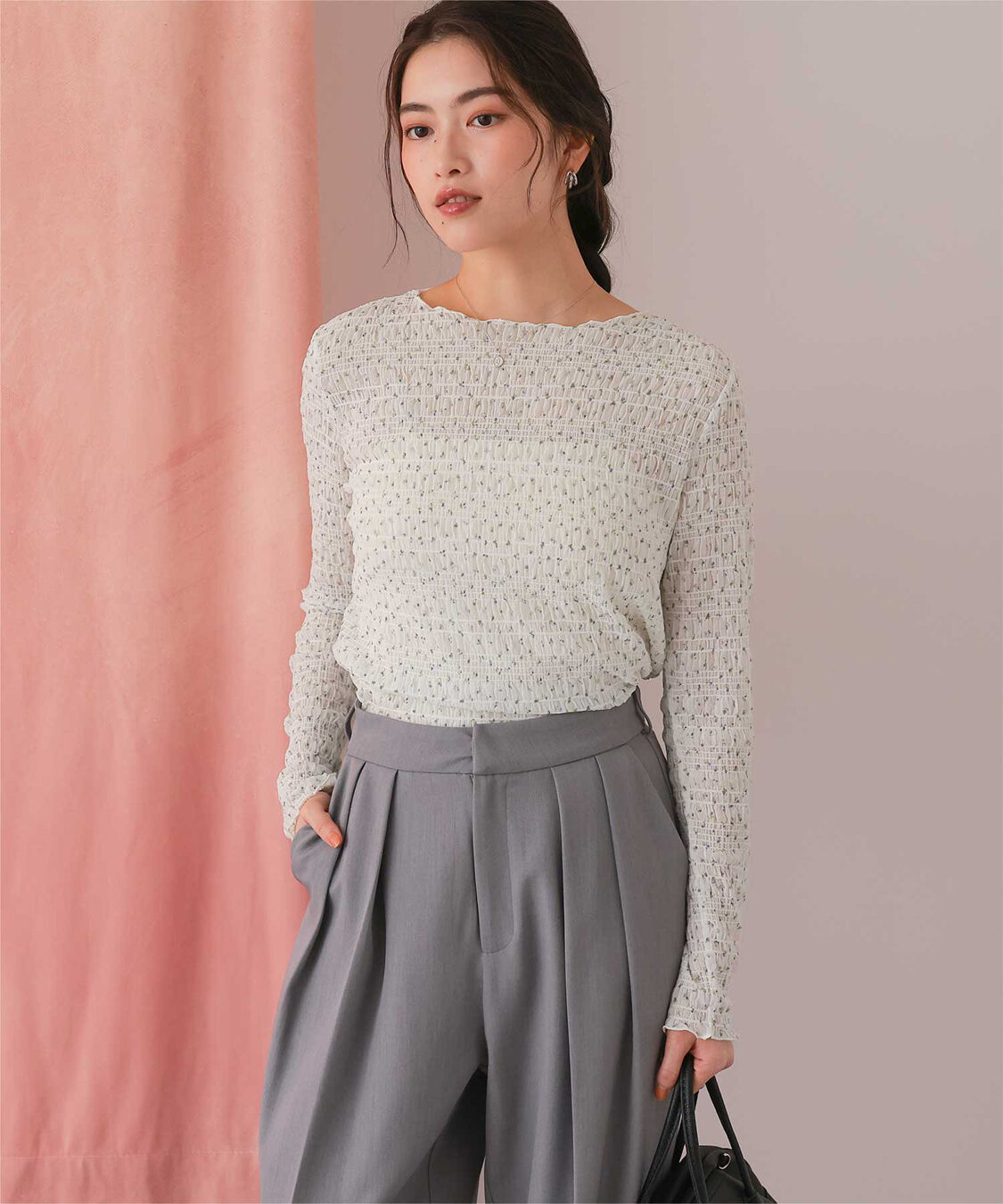 titivate「シアーレーストップス」|Tシャツ・カットソー|