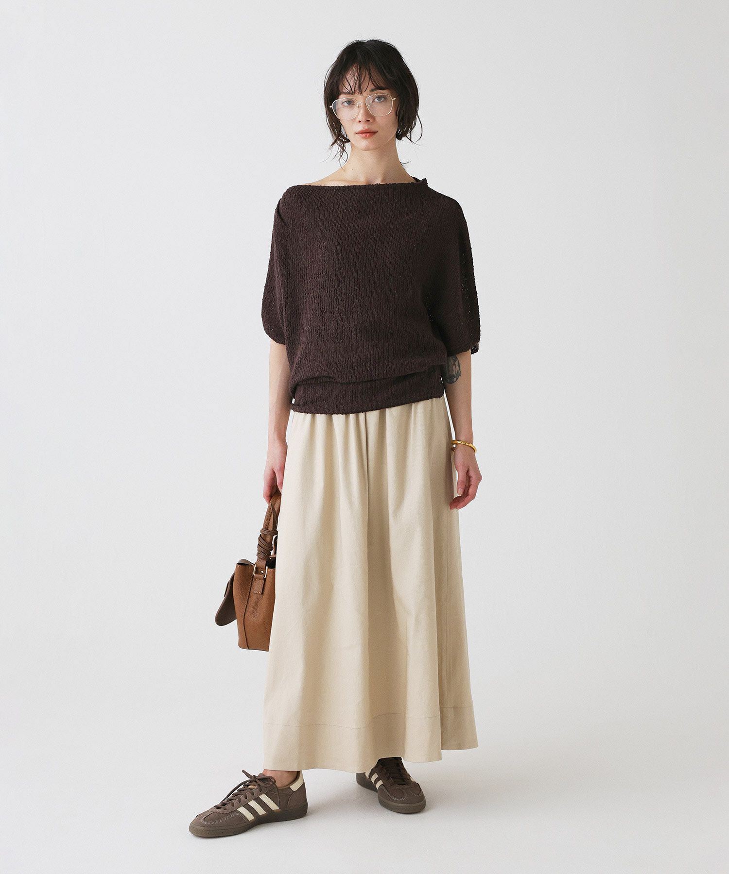 BABYLONE「リネンレーヨンスカート<セットアップ対応>」|スカート|