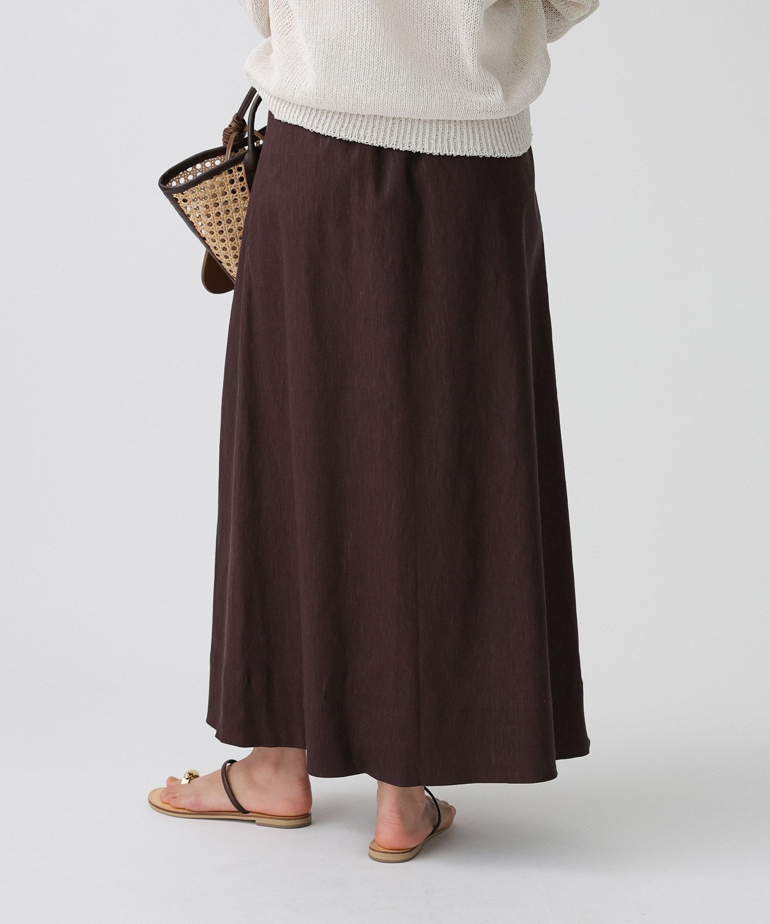 BABYLONE「リネンレーヨンスカート<セットアップ対応>」|スカート|