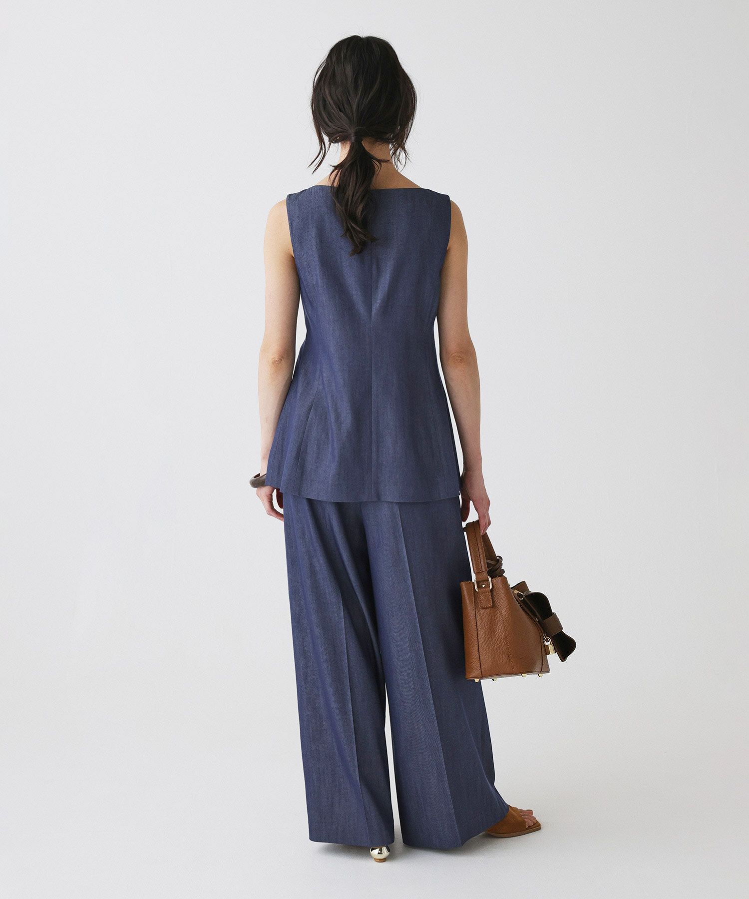 BABYLONE「ソフトレーヨンジレ<セットアップ対応>」|ベスト・ジレ|