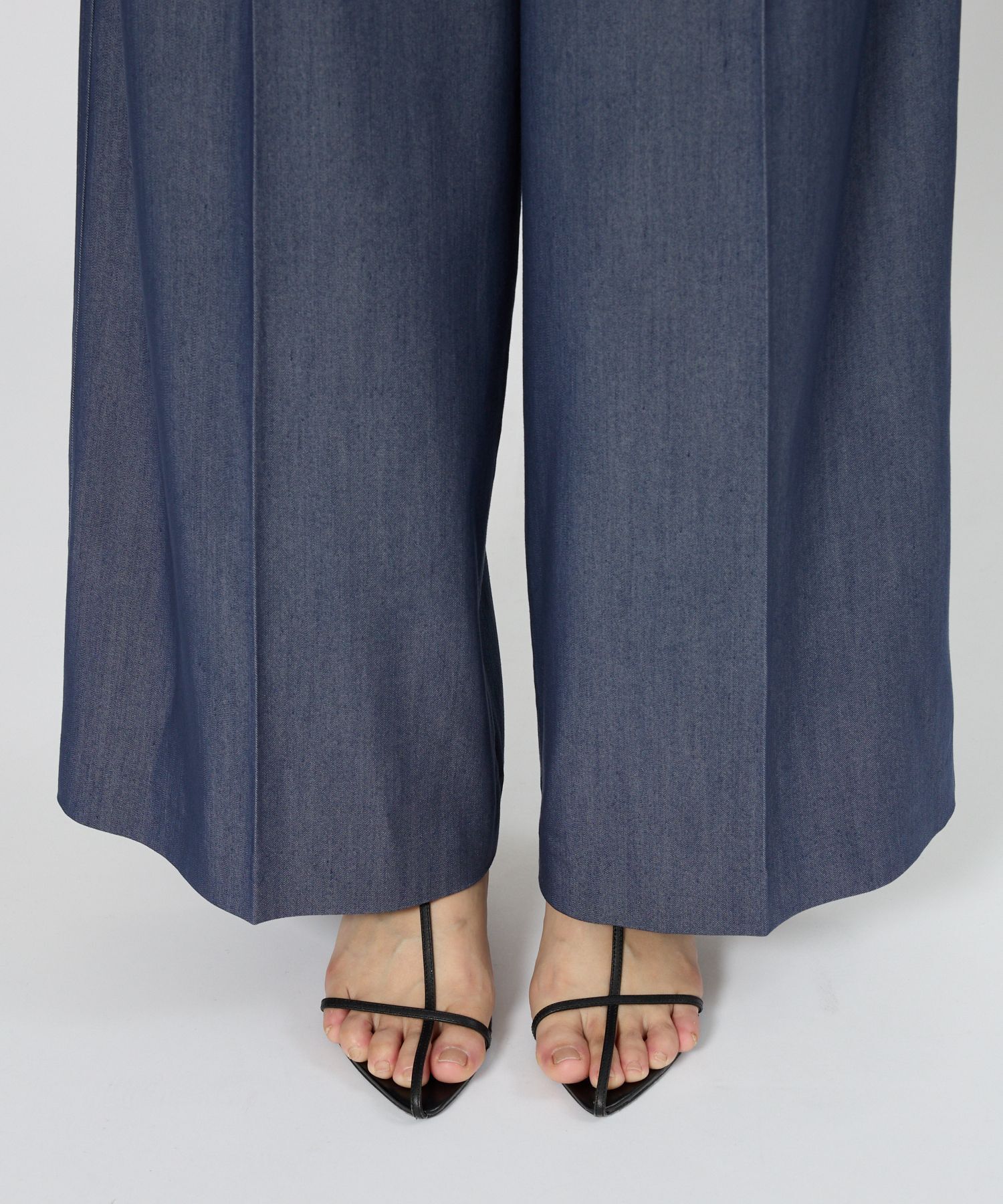 BABYLONE「ソフトレーヨンデニムパンツ」|スラックス|