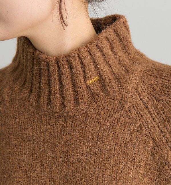  「アルパカ混ハイネックニットプルオーバー」|キャミソール|