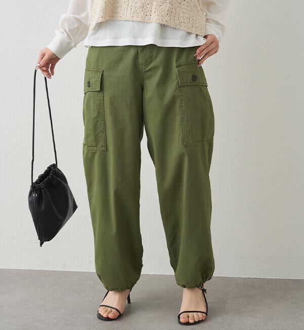  「バルーンシルエットカーゴパンツ」|カーゴ|