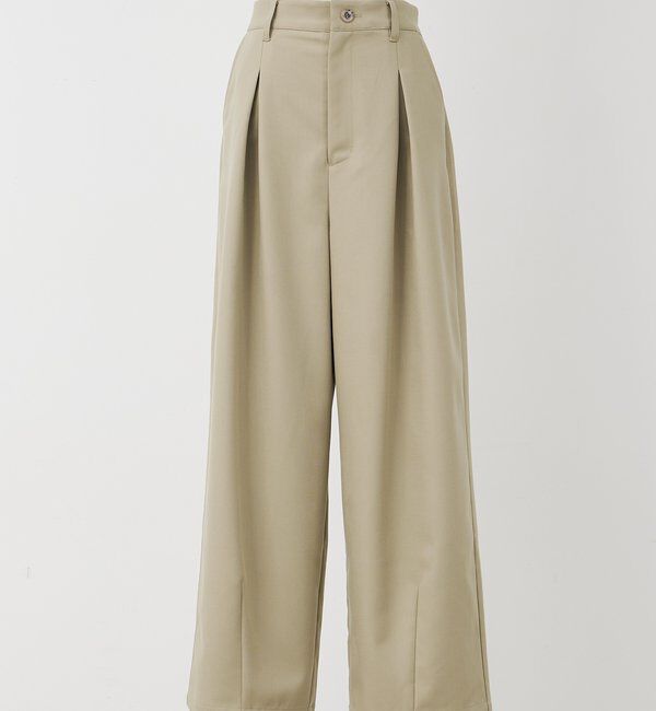  「【接触冷感】バルーンシルエットスラックスパンツ」|スラックス|