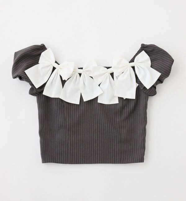  「【Black Ribbon Collection】メニーリボンブラウス」|シャツ・ブラウス|