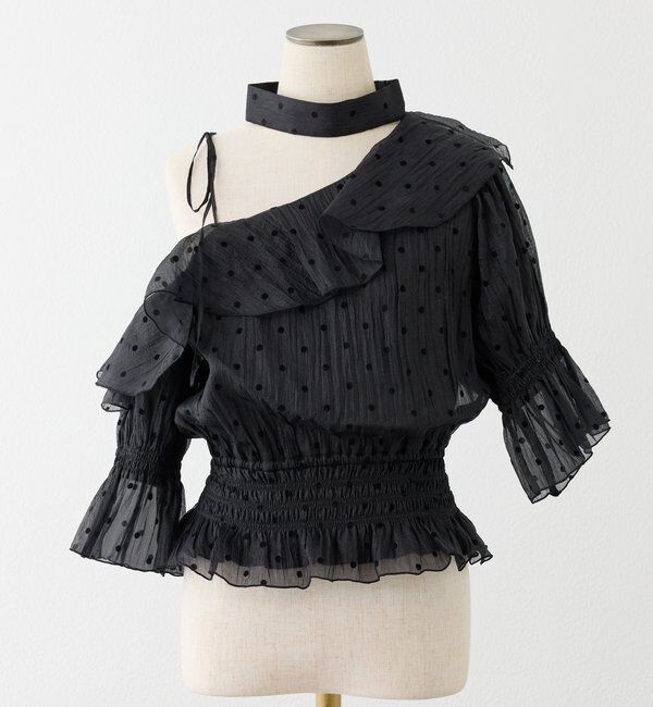  「2WAYワンショルフリルブラウス」|シャツ・ブラウス|