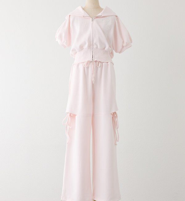  「【セットアップ可能】【SMサイズ展開あり】サイドカットリボンスエットパンツ」|その他|