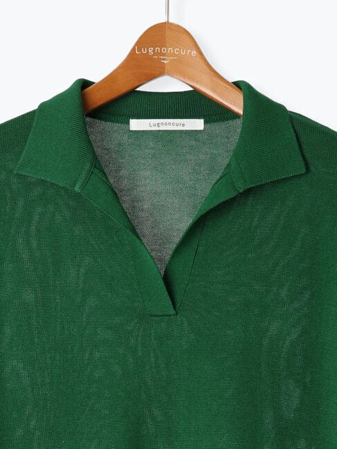 Lugnoncure「襟付きスキッパーニット」|ニット・セーター|