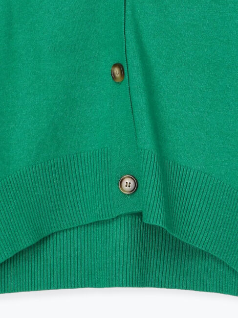 Lugnoncure「ソフトタッチニットVネックショートカーディガン」|カーディガン|