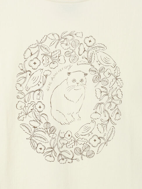 Samansa Mos2「【miyuki matsuo&times;Samansa Mos2】プリントT」|Tシャツ・カットソー|