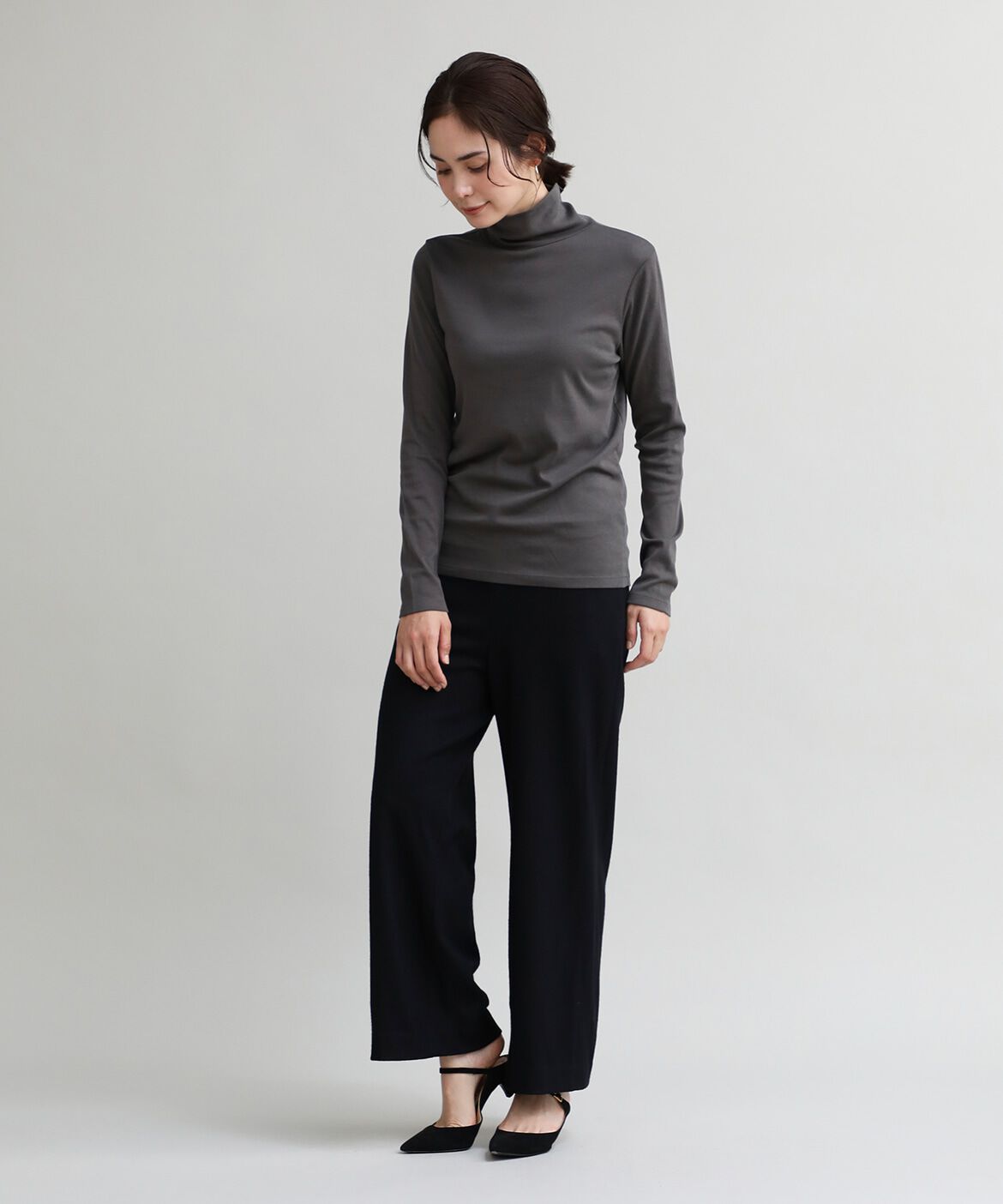 DAY by DAY it&rsquo;s international「ハイネックカットソー《スビン綿MIXフライス》」|Tシャツ・カットソー|