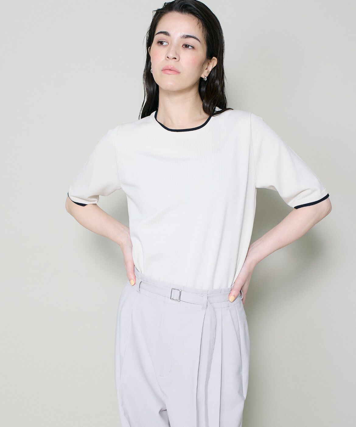 DAY by DAY it&rsquo;s international「配色クルーネックアンサンブル」|カーディガン|