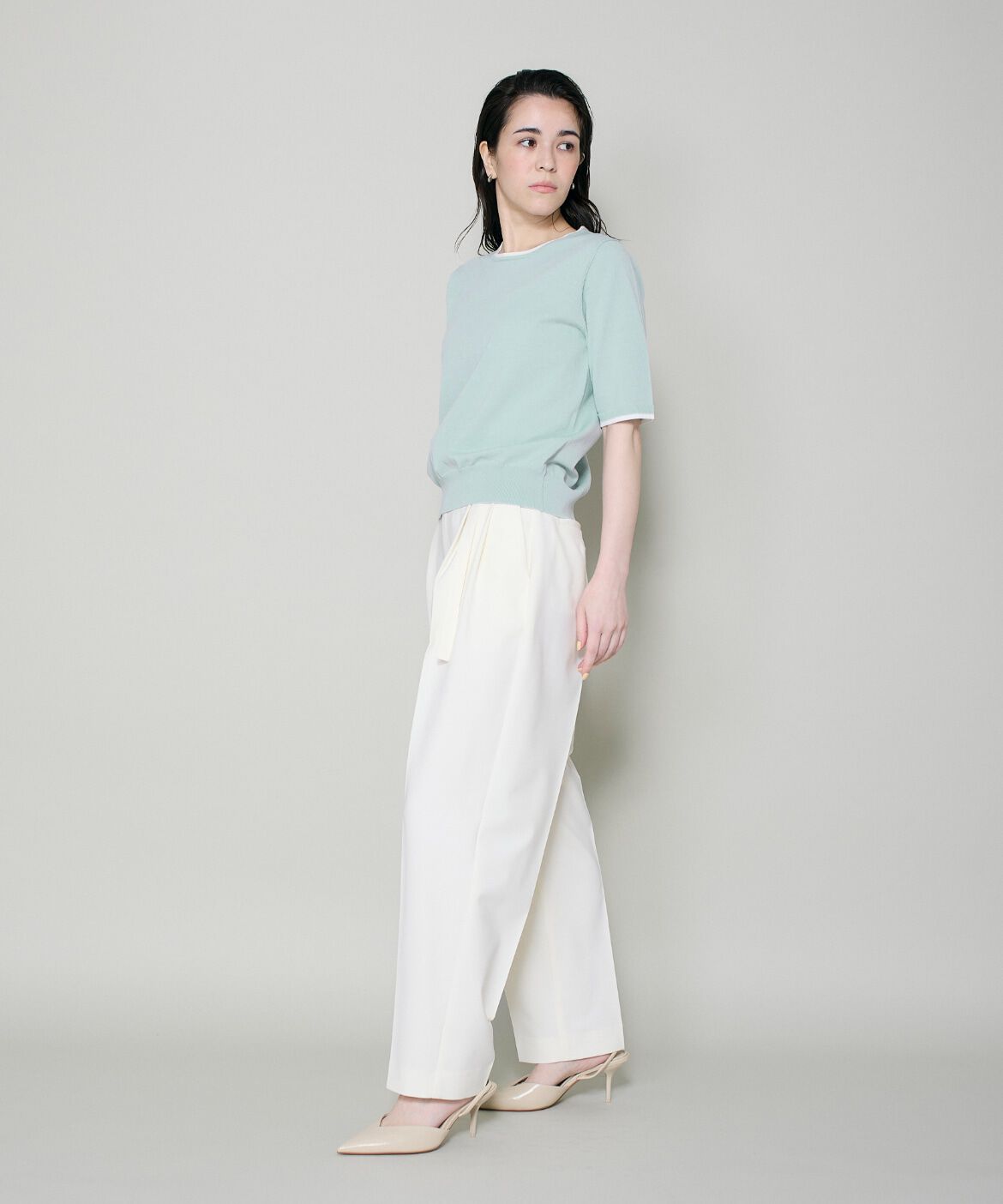 DAY by DAY it&rsquo;s international「配色クルーネックアンサンブル」|カーディガン|