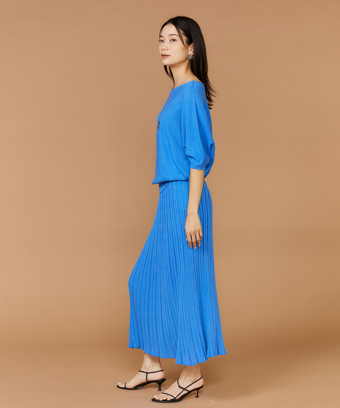 INED「《大きいサイズ》ドルマンスリーブニット《Cuoo》」|ニット・セーター|