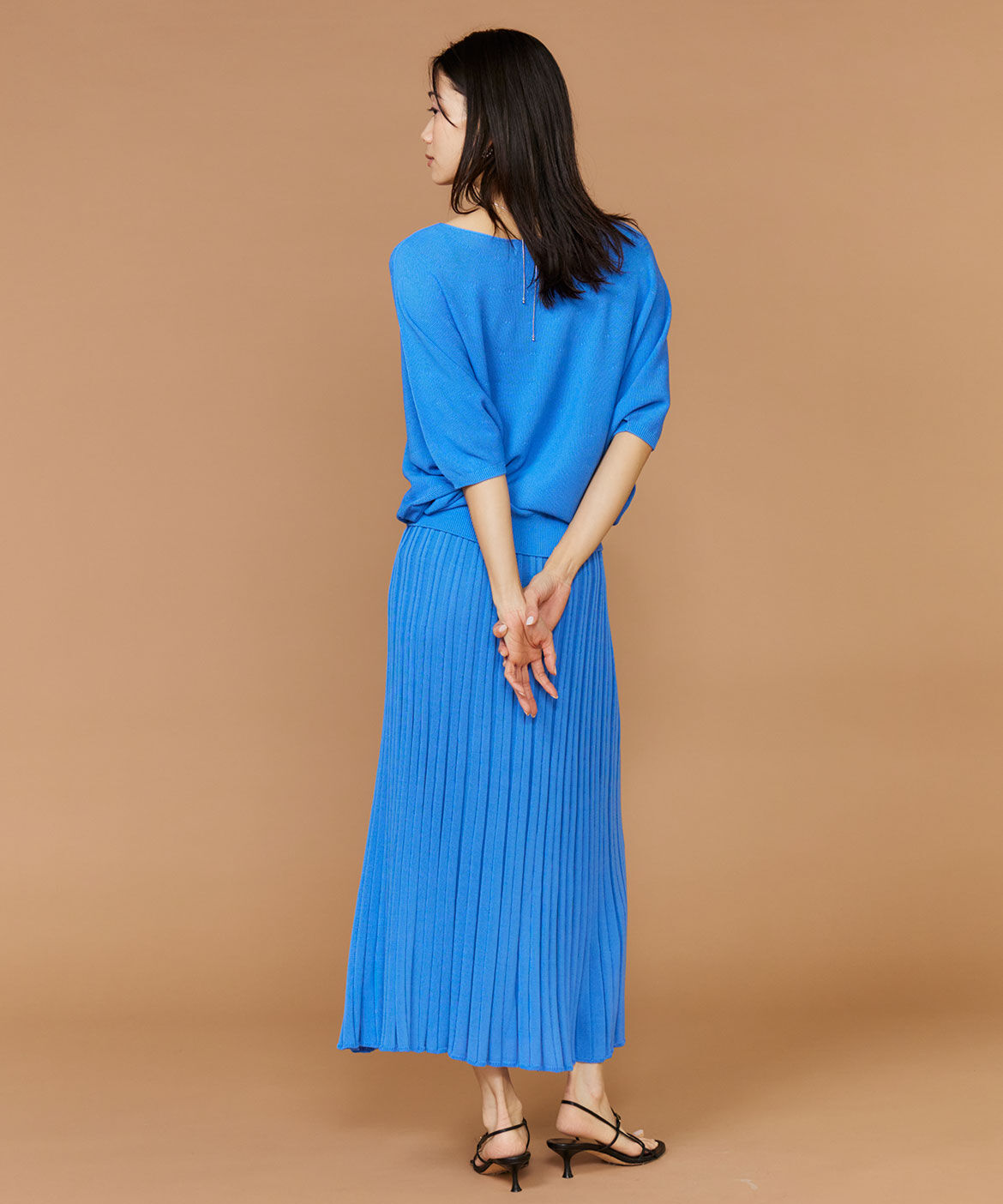 INED「《大きいサイズ》ドルマンスリーブニット《Cuoo》」|ニット・セーター|