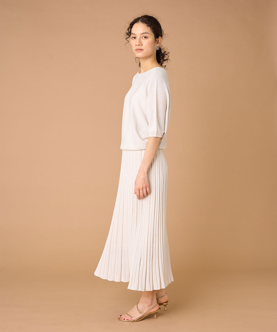 INED「《大きいサイズ》ドルマンスリーブニット《Cuoo》」|ニット・セーター|