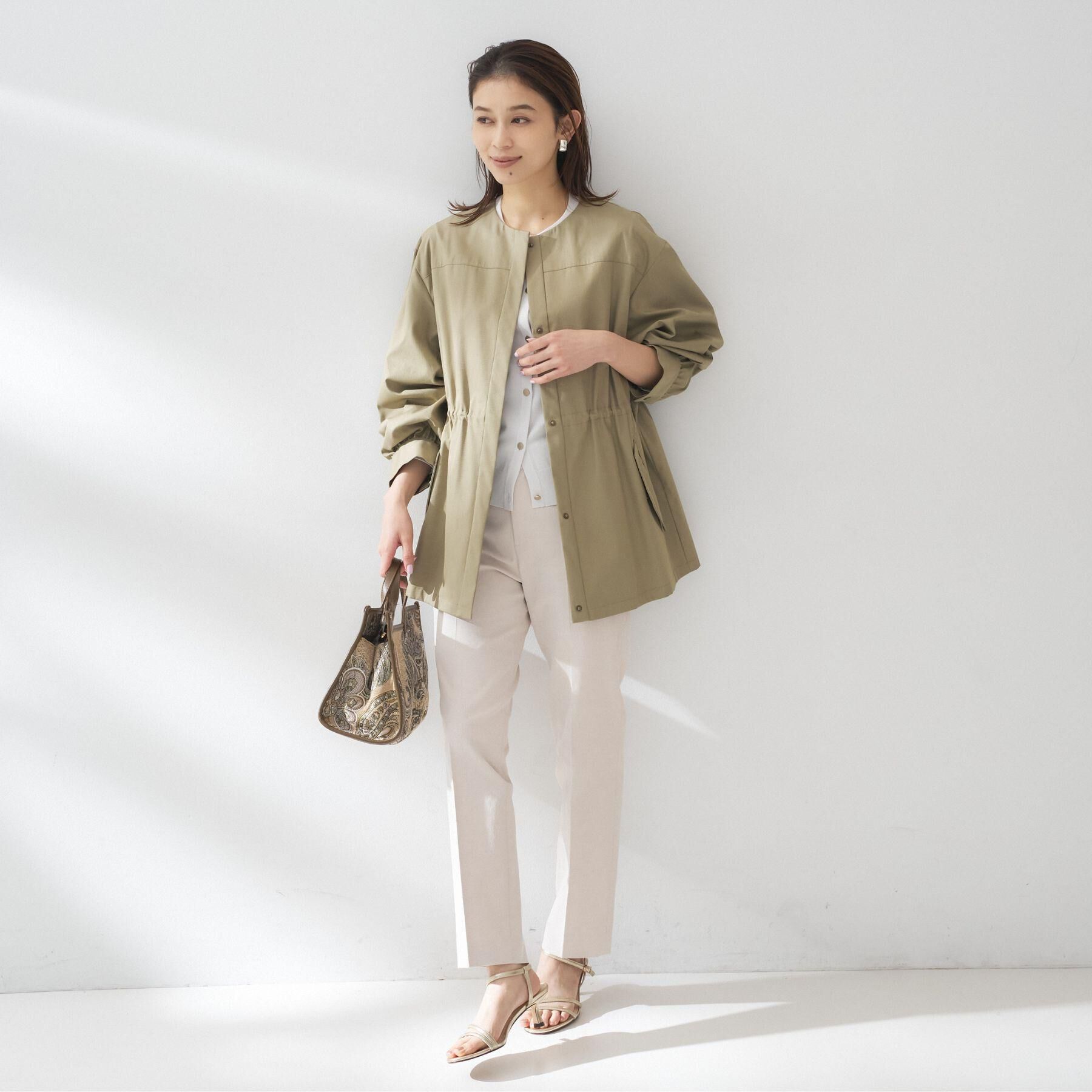 UNTITLED「【はっ水】ライトコットンミリタリーコート」|ノーカラーコート|