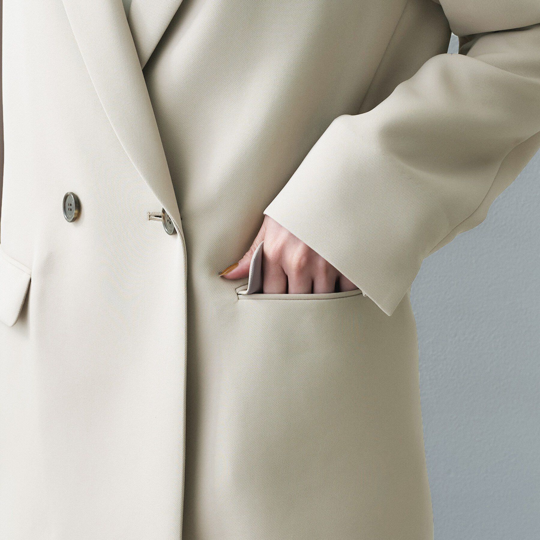 UNTITLED「【洗える/ストレッチ性】ダブルブレストジャケット」|テーラードジャケット|