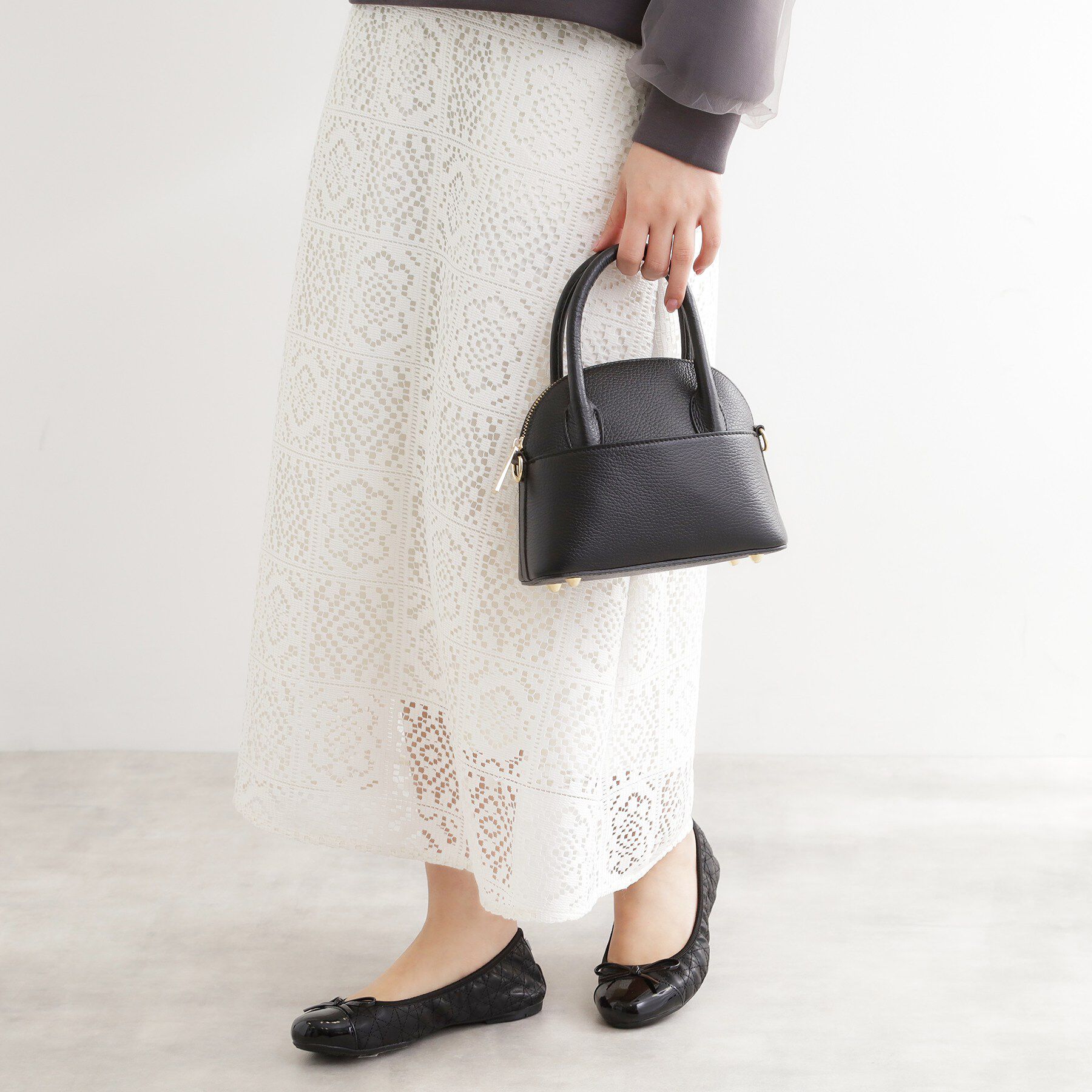 Reflect「【M ROSE】ショルダー付きミニバッグ」|ハンドバッグ|