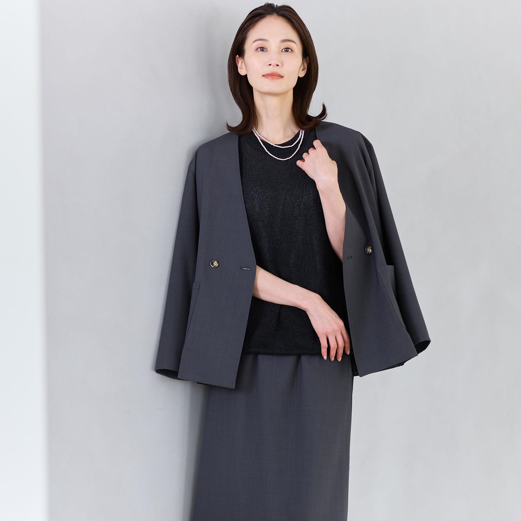 Reflect「【単品使い◎】ジャケット＋ナロースカートセット」|スーツ|