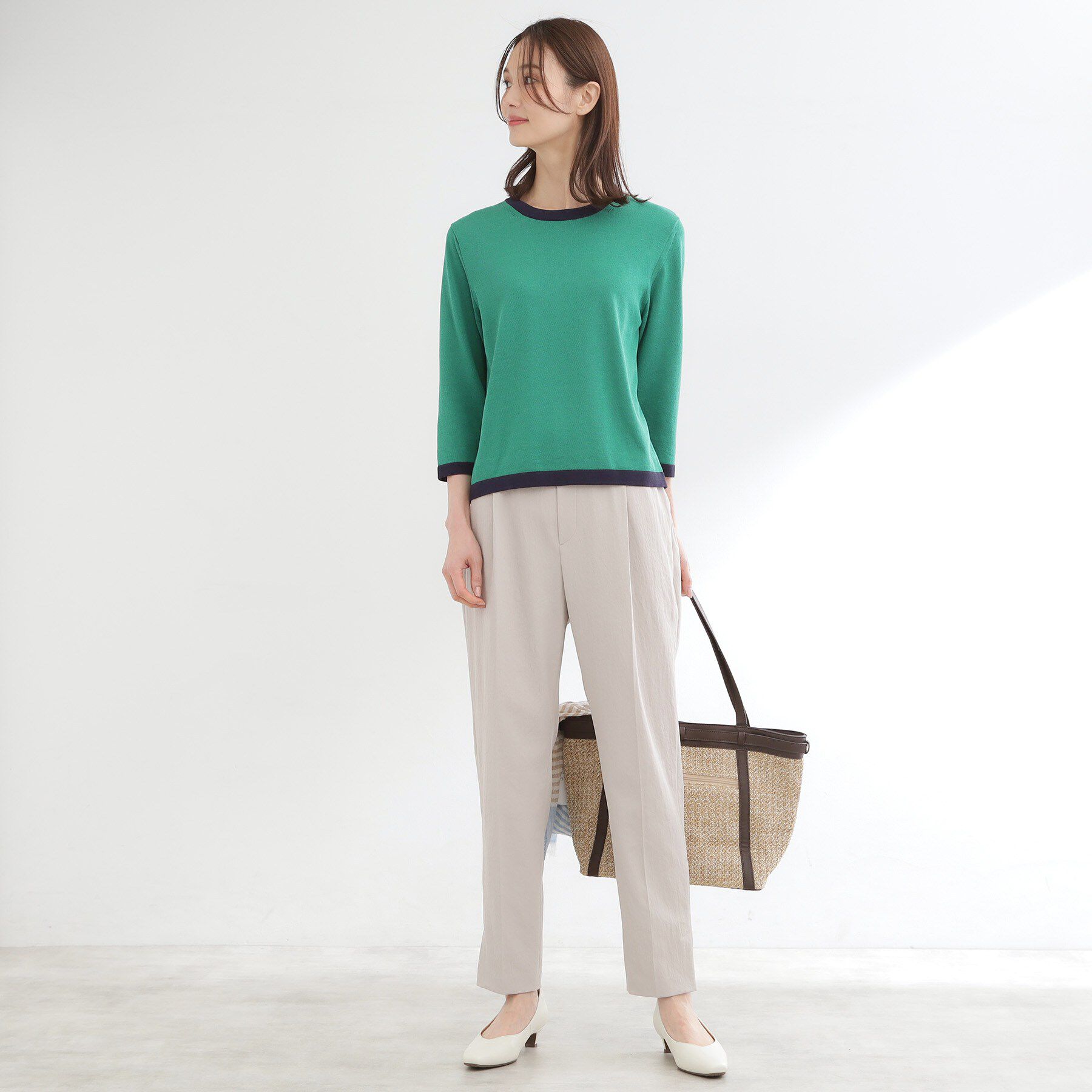 Reflect「【マシンウォッシュ可】センタープレスリラクシーイージーパンツ」|その他|