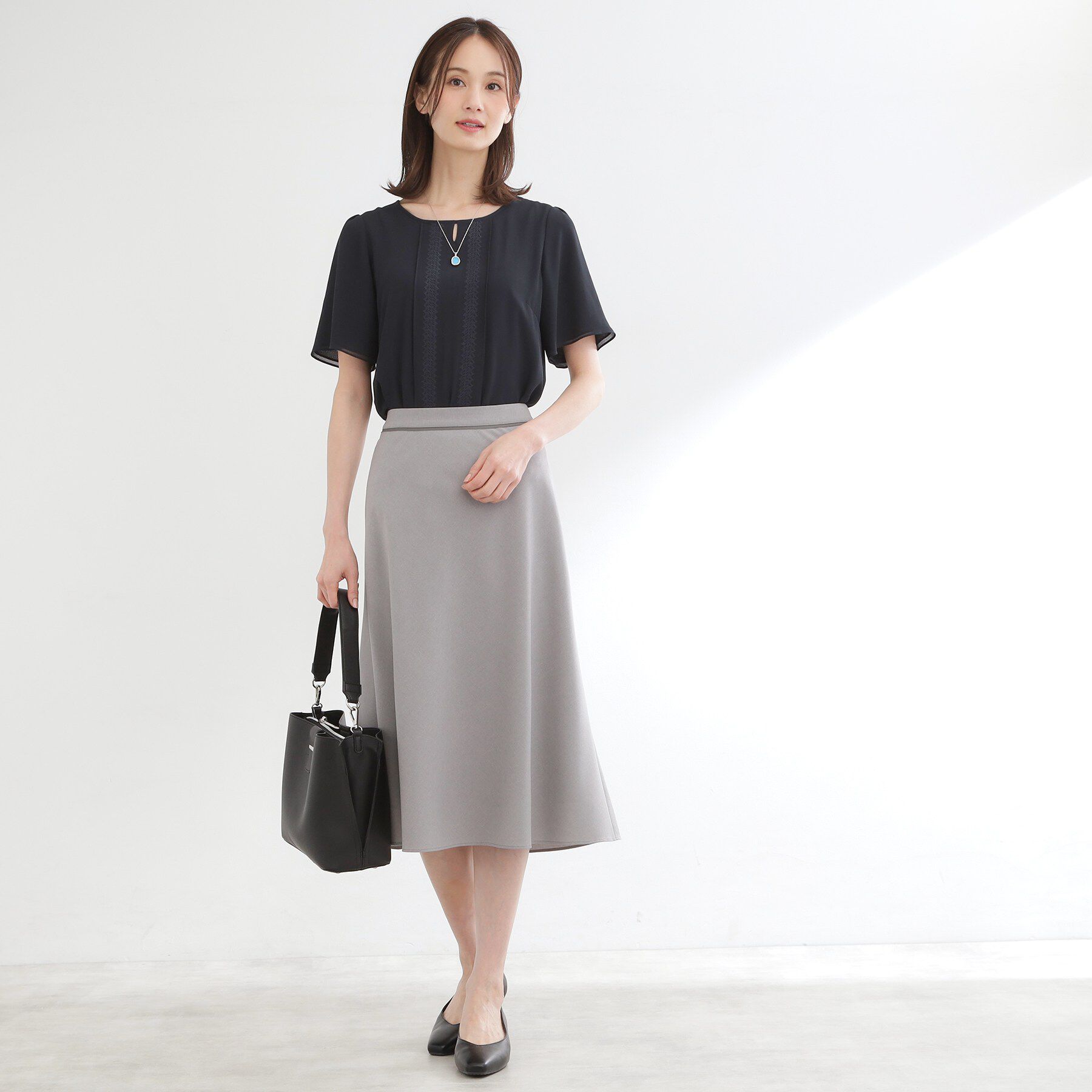 Reflect「【セットアップ可】セミフレアスカート」|スカート|