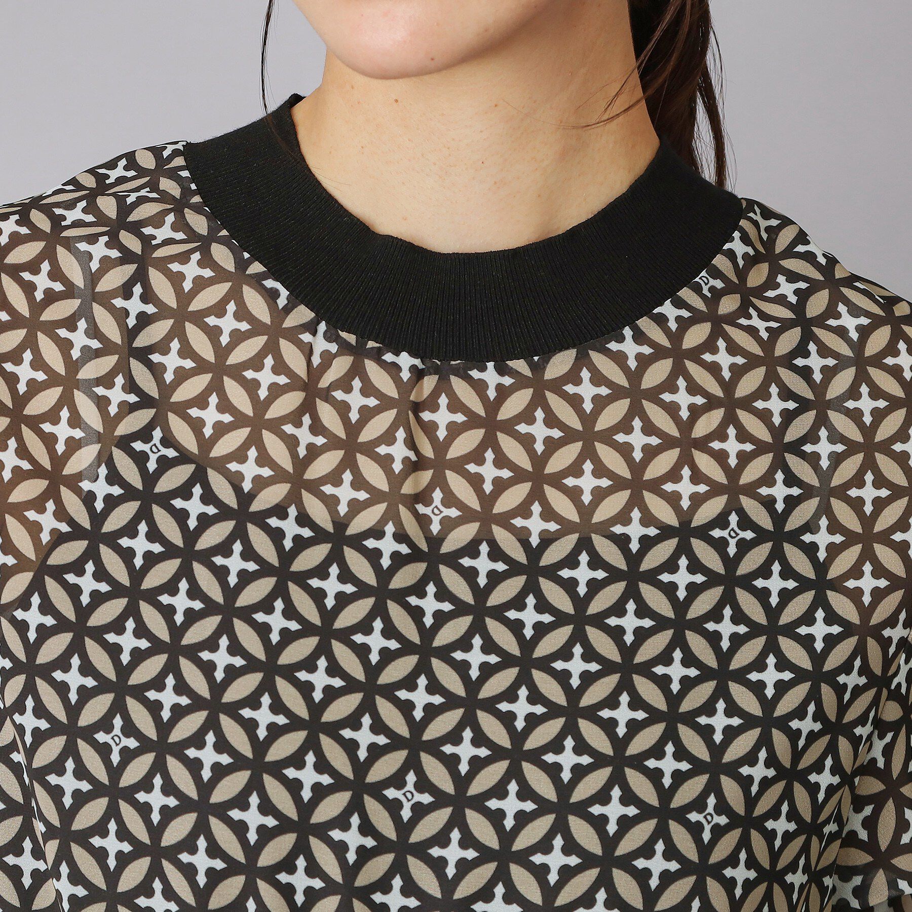 DRESSTERIOR「【otonaMUSE5月号掲載/ウォッシャブル】オーバーラップサークル シアードレス」|ワンピース|